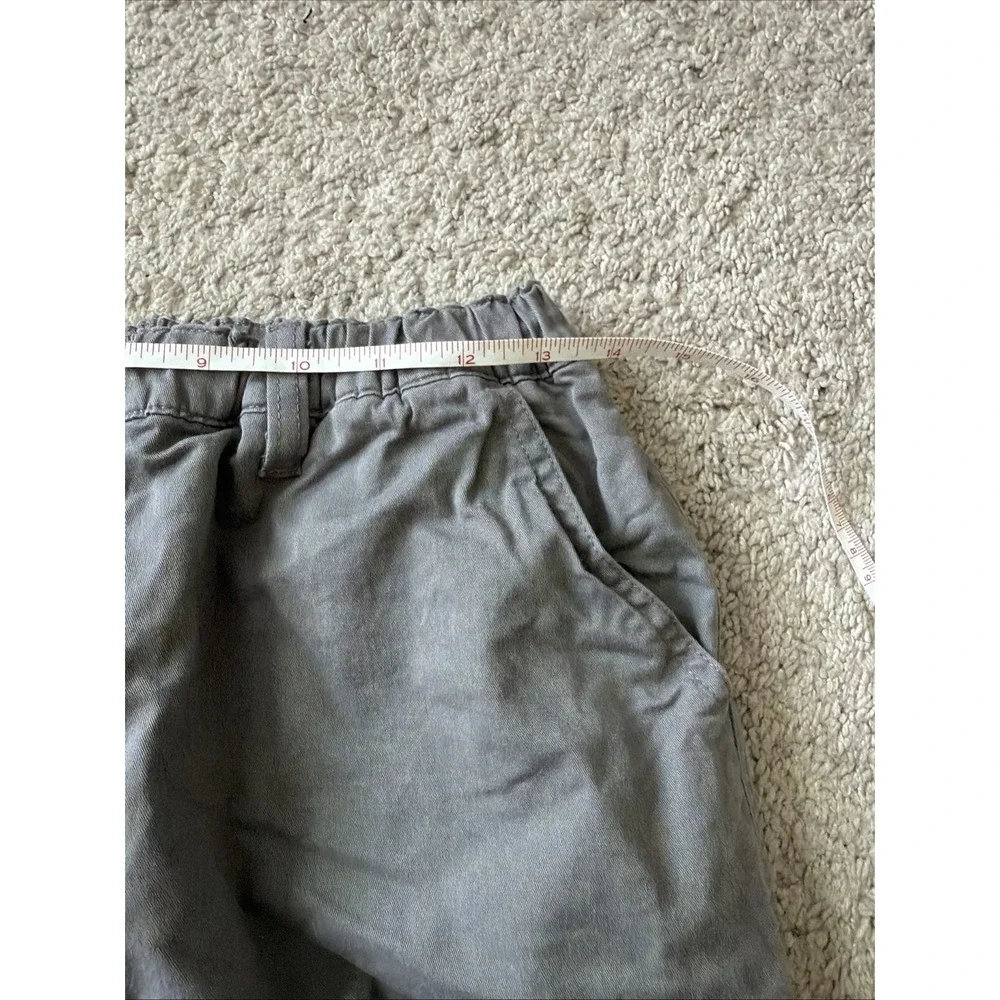 Chubbies Originals Shorts Mens Small Gray 7 Inseam Elastic Waist Chino Casual